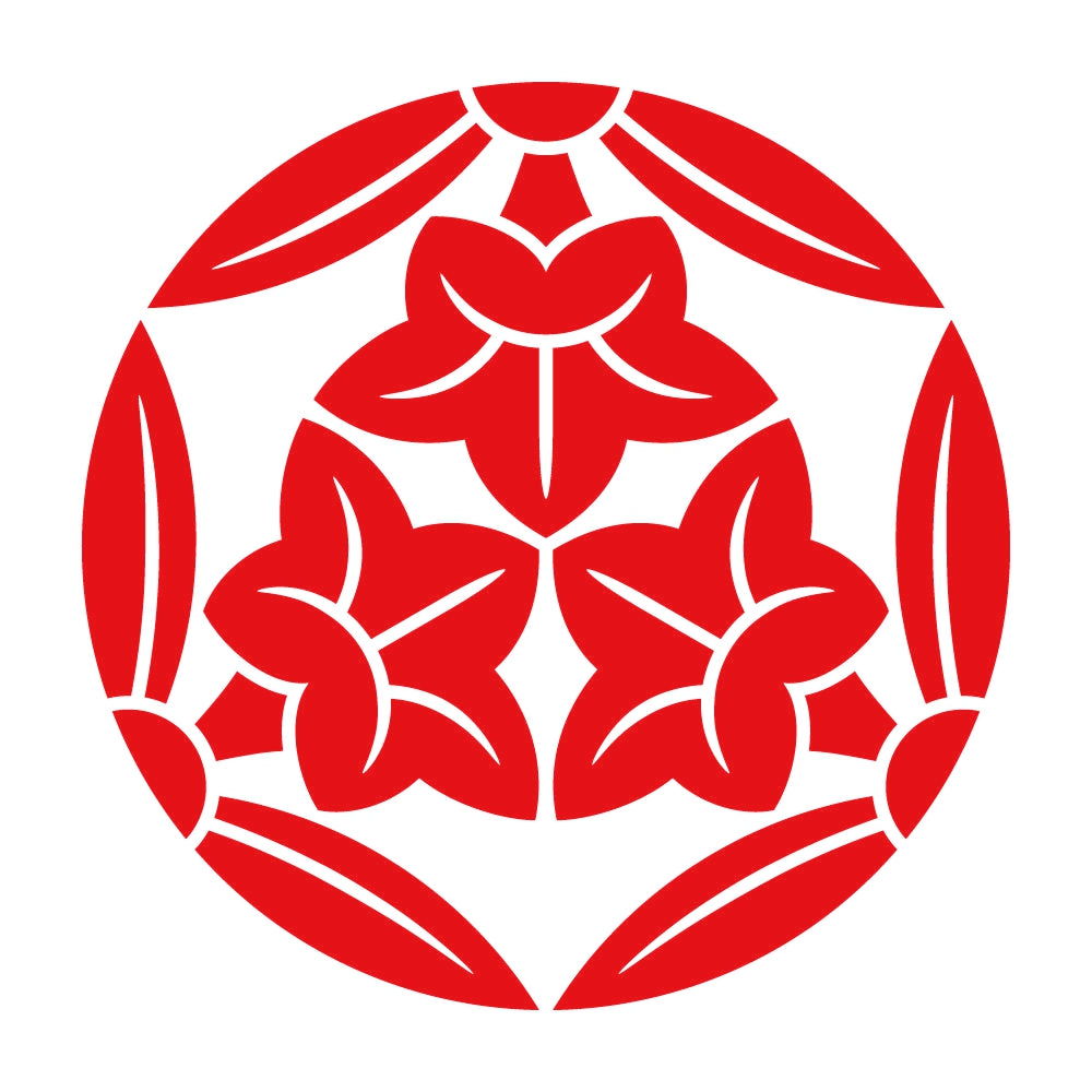 三つ割り三つ葉竜胆紋 8