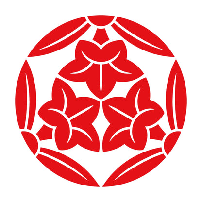 三つ割り三つ葉竜胆紋 8