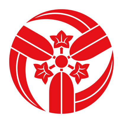 変わり三つ葉折れ竜胆紋 8