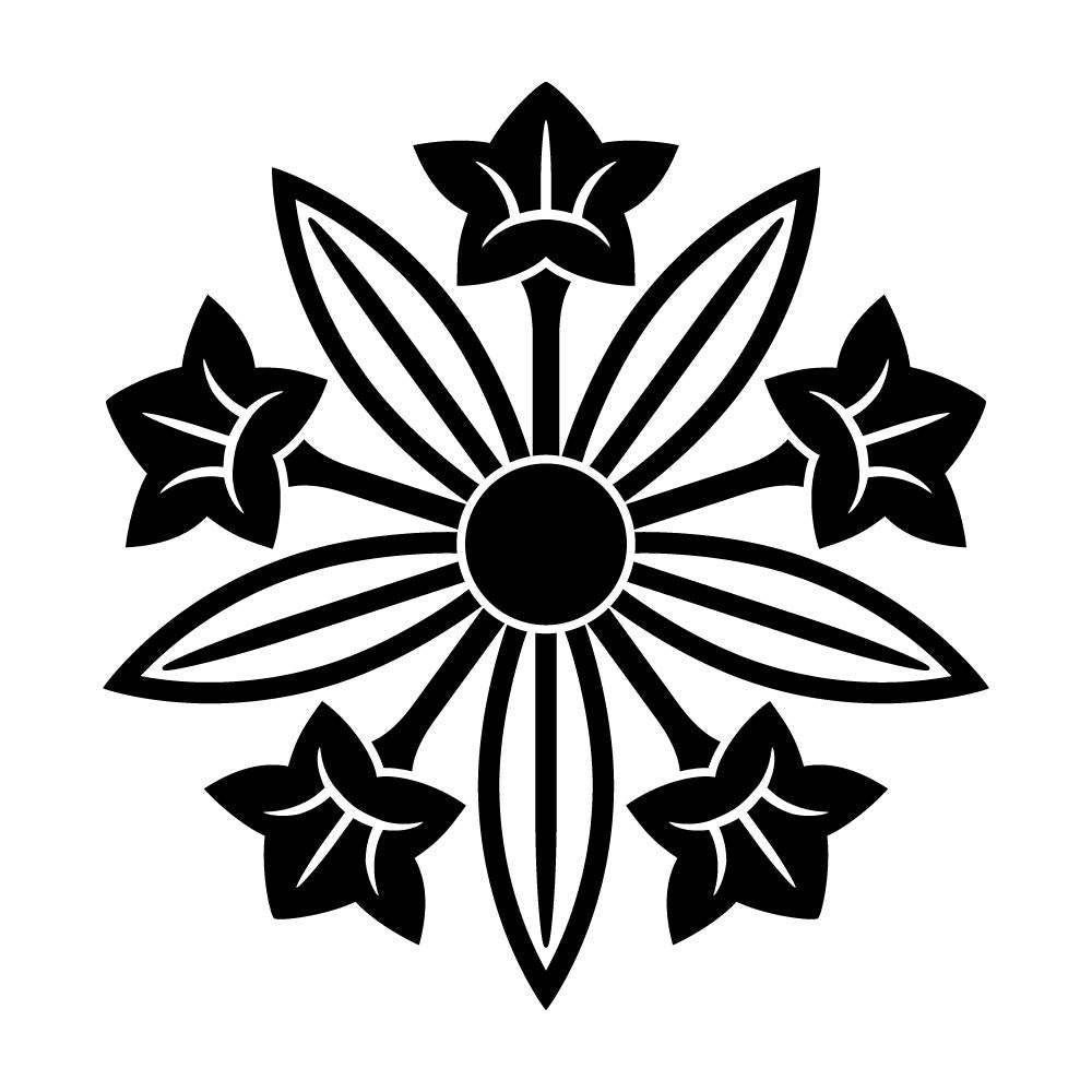 葉陰竜胆車紋