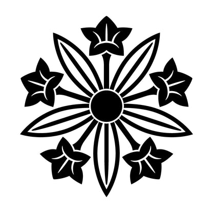 葉陰竜胆車紋