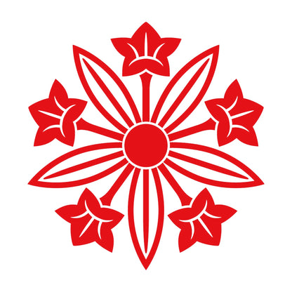 葉陰竜胆車紋 8