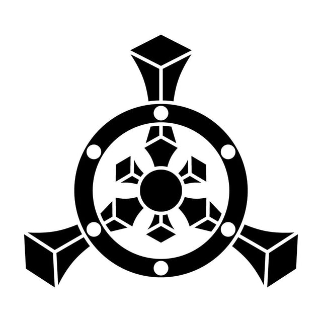 三つ又輪宝紋