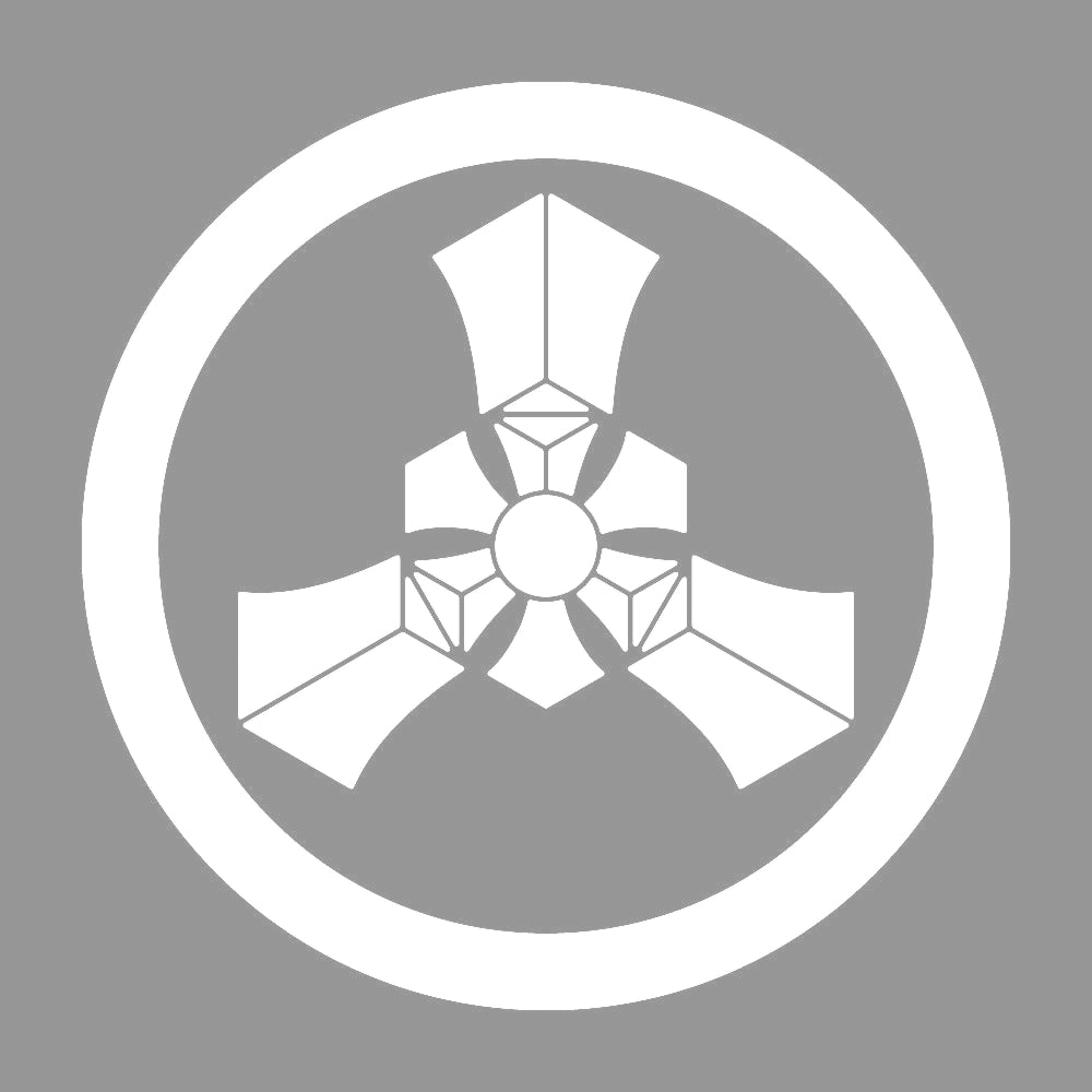丸に三つ輪宝紋 7