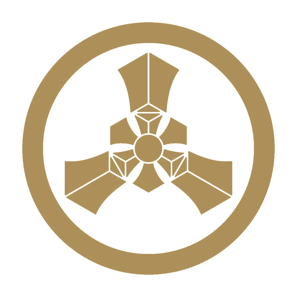 丸に三つ輪宝紋 9
