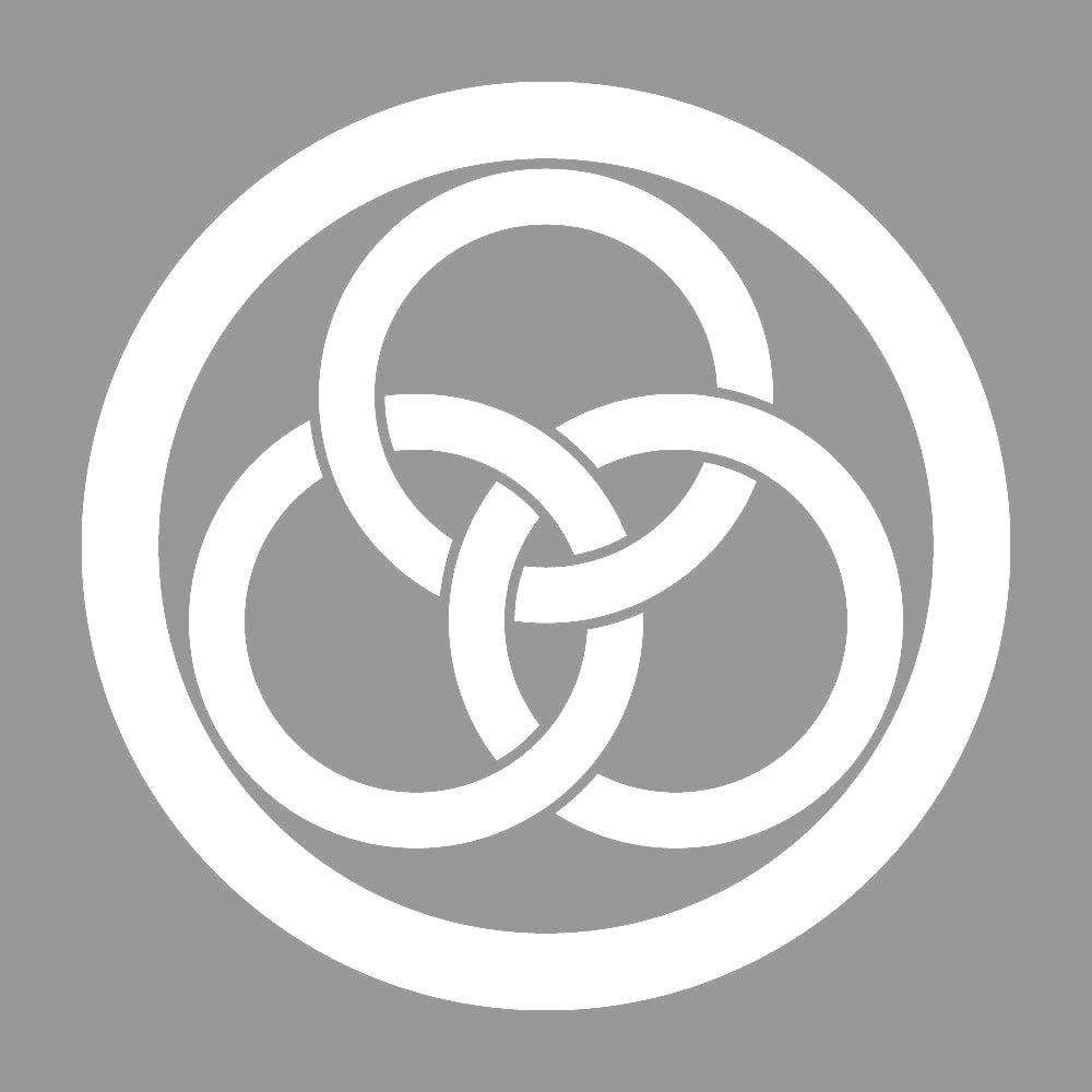 丸に三つ輪違い紋 7