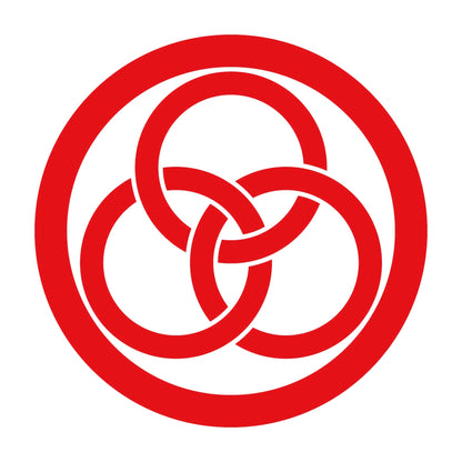 丸に三つ輪違い紋 8