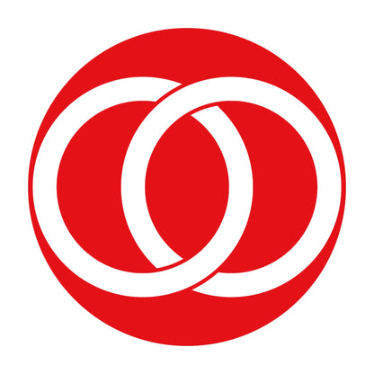 石持ち地抜き輪違い紋 8