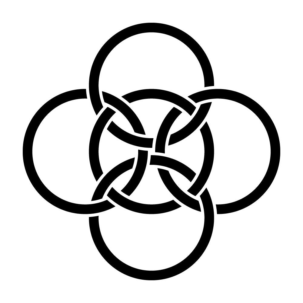 五つ輪違い紋