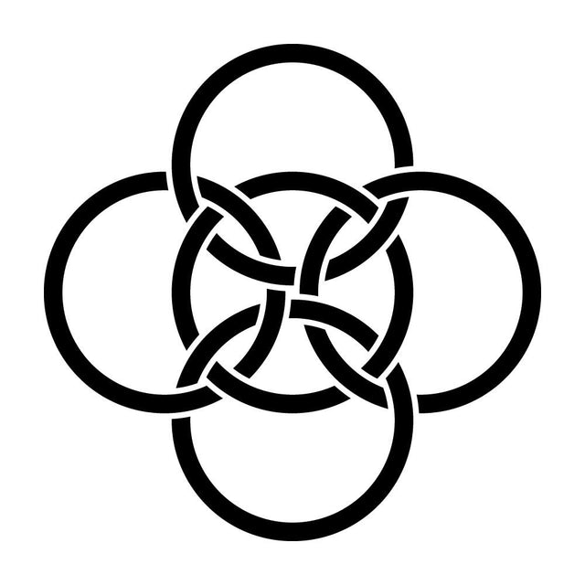 五つ輪違い紋