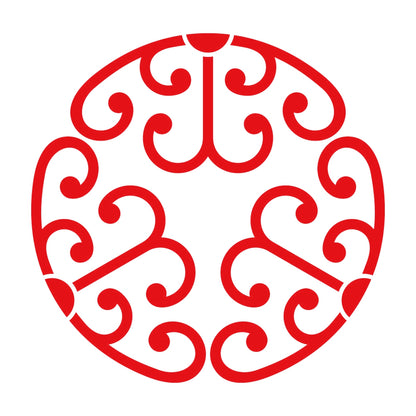 三つ割り蕨紋 8