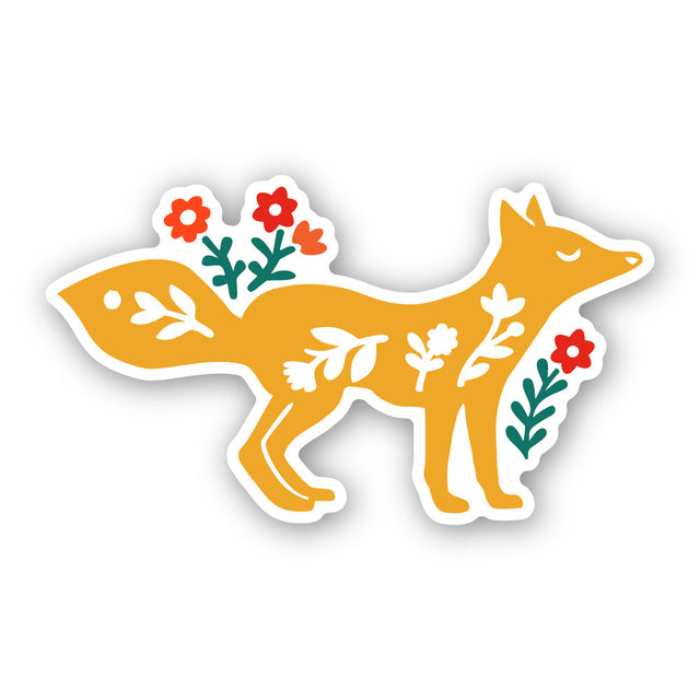 北欧風のフラワーフォックス