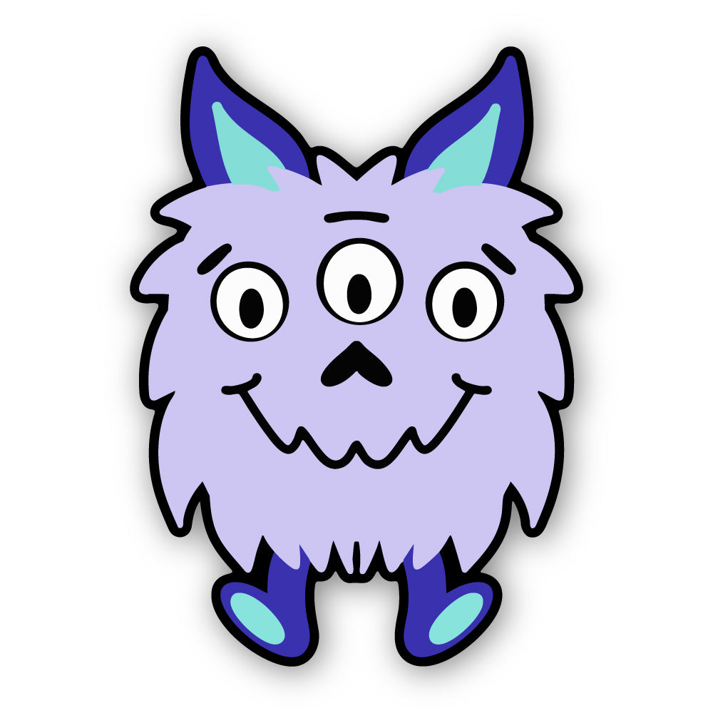 ふわふわ三つ目の子供モンスター