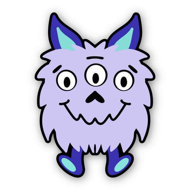 ふわふわ三つ目の子供モンスター