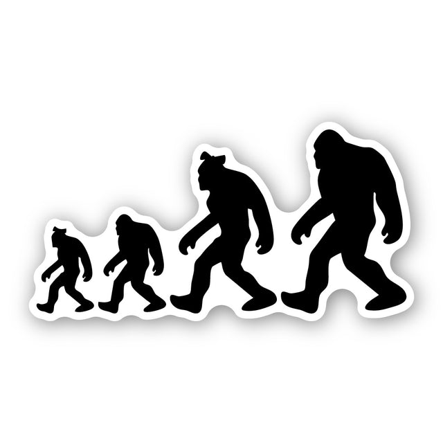 ビッグフットの進化シルエット