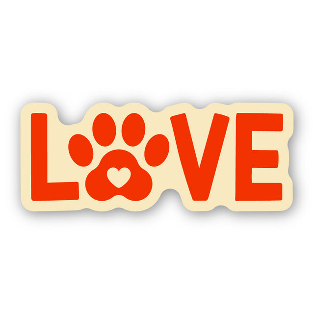 LOVE 肉球ハート