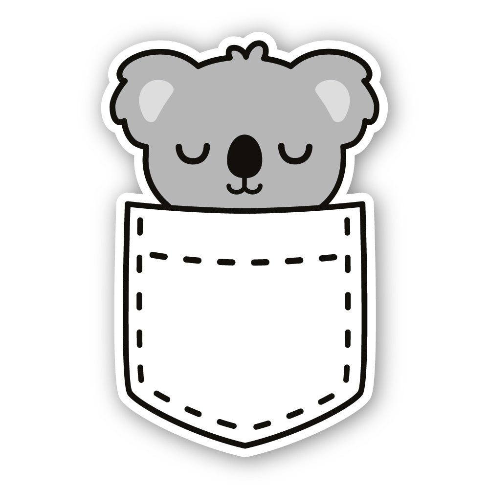 ポケットからひょっこりコアラ