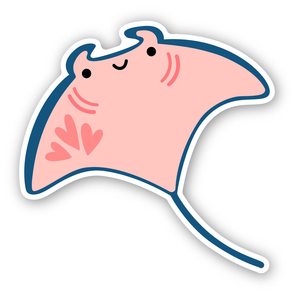 ハート模様のマンタ