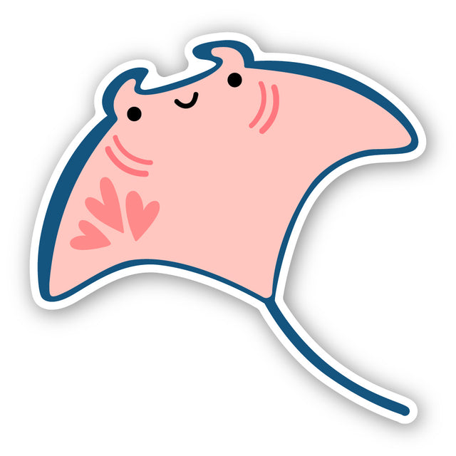 ハート模様のマンタ