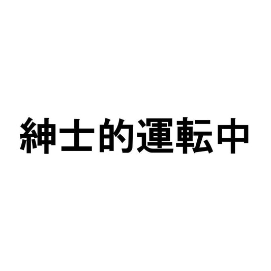 紳士的運転中