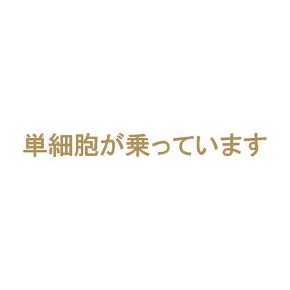 単細胞が乗っています