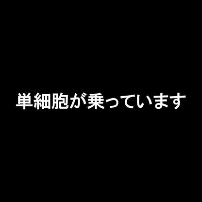 単細胞が乗っています