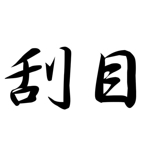 刮目