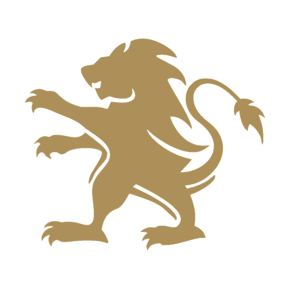 ぺた本舗】カッティングステッカー ライオンの紋章 左 サイズ選択可能